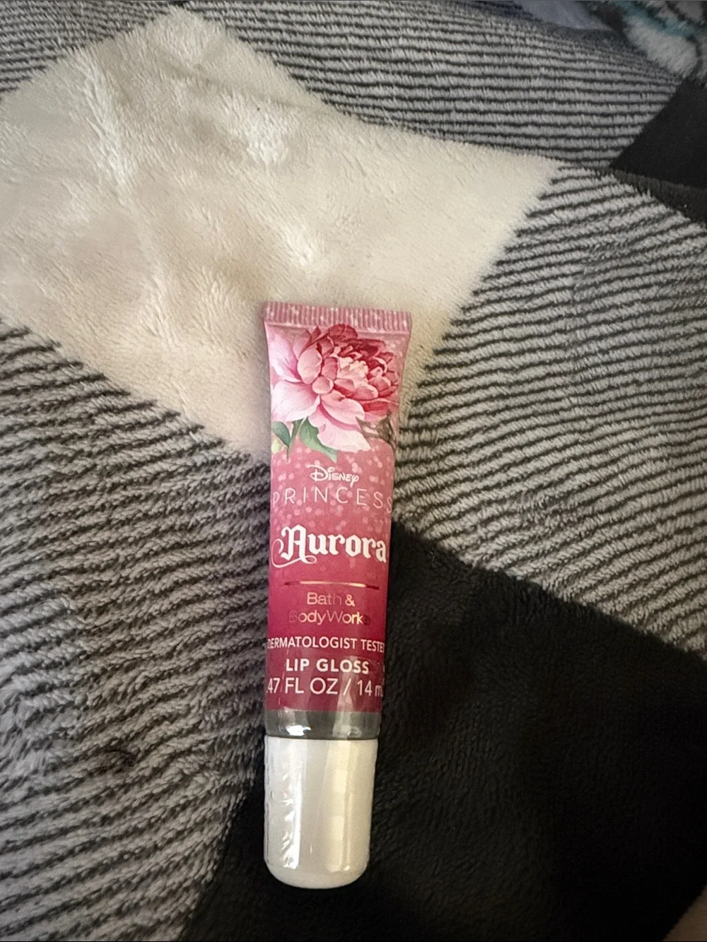 Bath & Body Works Aurora Pink Floral Lip Gloss Tube